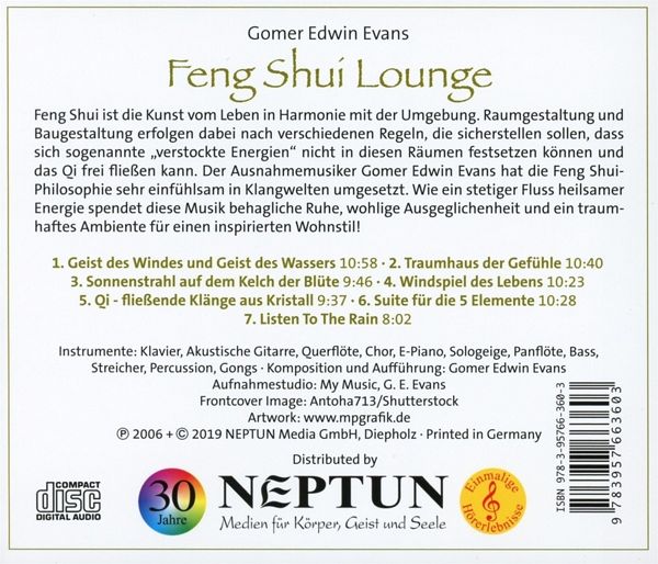 Feng Shui Lounge - Gomer Edwin Evans - Lounge Musik