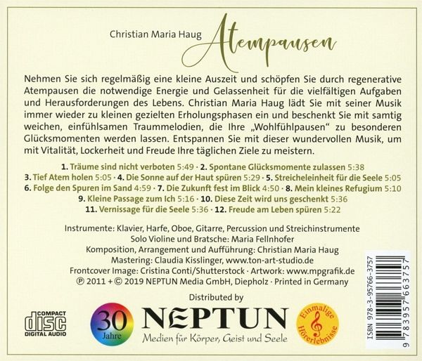 Atempausen - Christian Maria Haug - Traummelodien